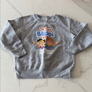 Gray Blippi sweatshirt 5T